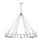 Z-Lite Barclay Chandelier, 12-Light, 48 In.W x 39 In.H, Polished Nickel/Polished Nickel 482R-12PN - alternate 1
